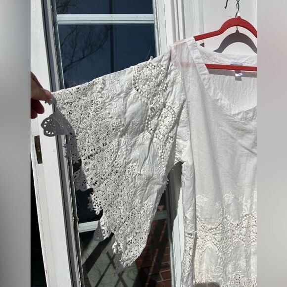 Anthropologie Eberjey Embroidered Castaway Coverup - Picture 5 of 11